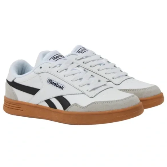 NEW!! Reebok Women's White/Mist Grey/Black classic ,Sneakers in Size 9.5 - Picture 3 of 15